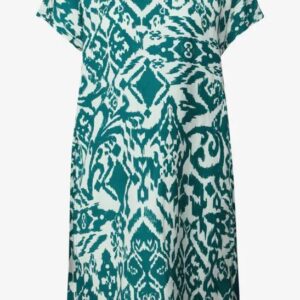Linen LI/CV 2 Color Print Dress