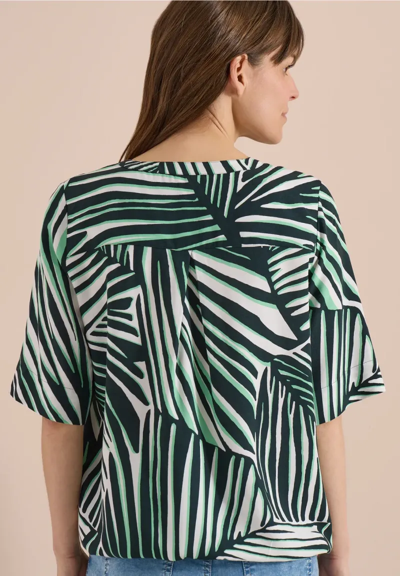 TOS Printed Splitneck Blouse - Afbeelding 2