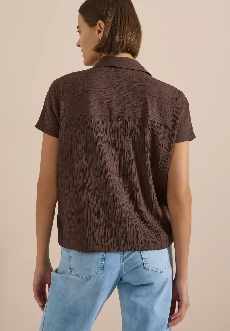 Solid Structure Blouse - Afbeelding 2