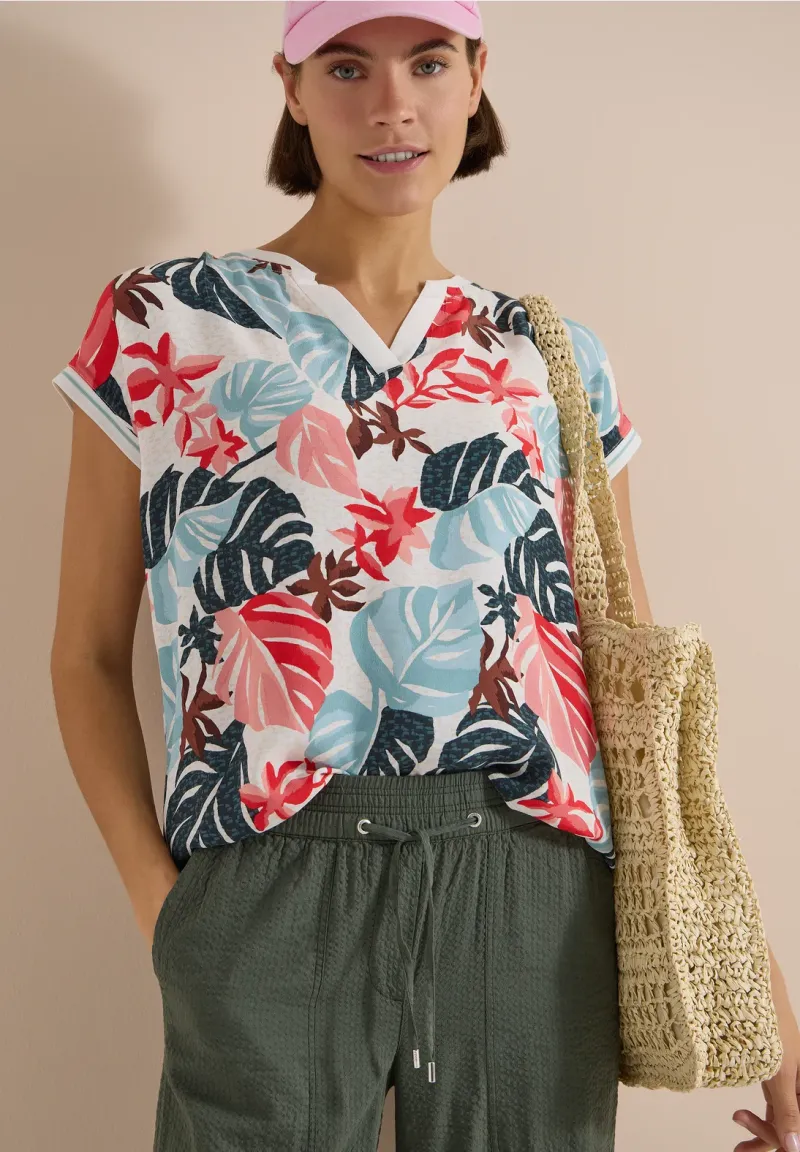 TOS AOP Mix Blouse - Afbeelding 2