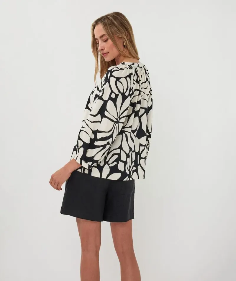 Blouse 3/4 slve Sunset - Afbeelding 3