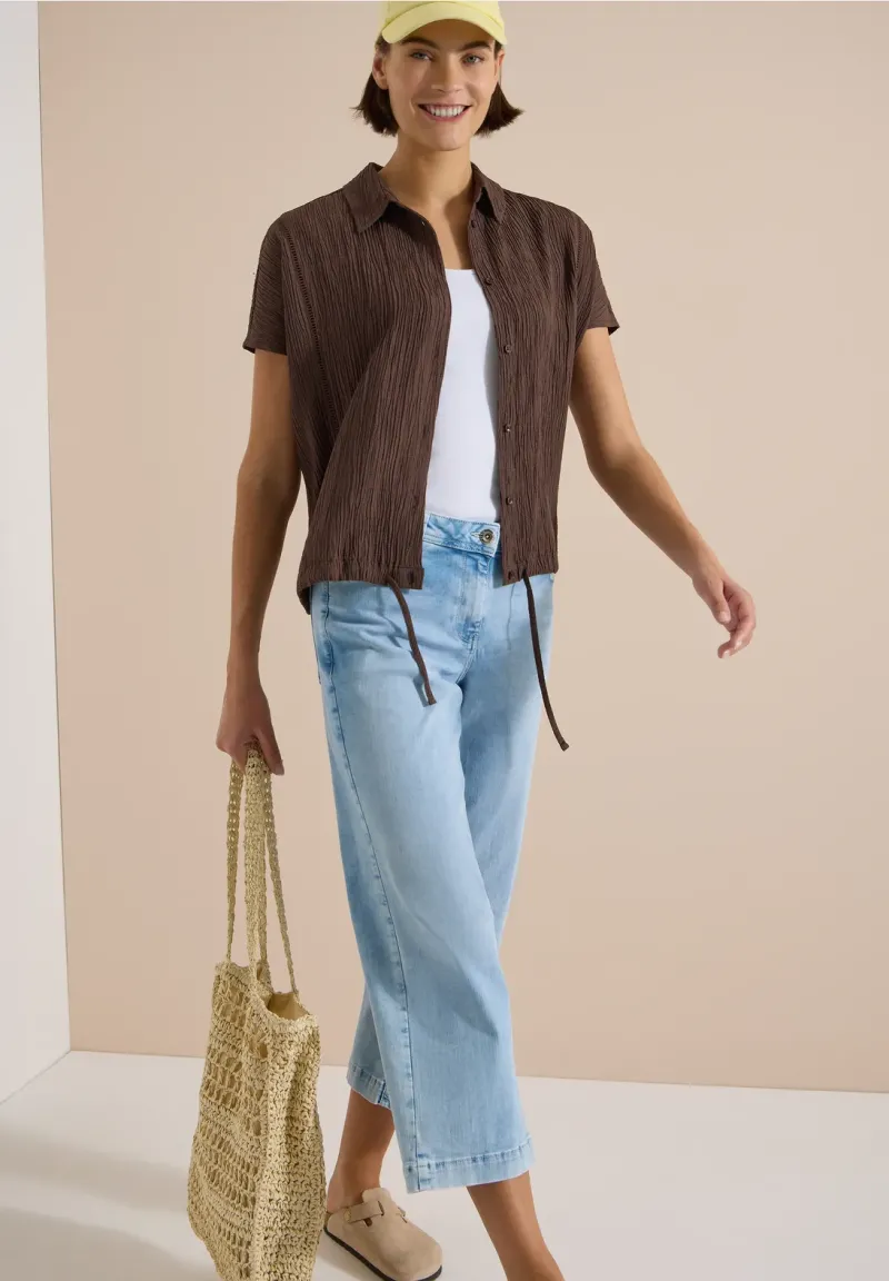 Solid Structure Blouse - Afbeelding 3