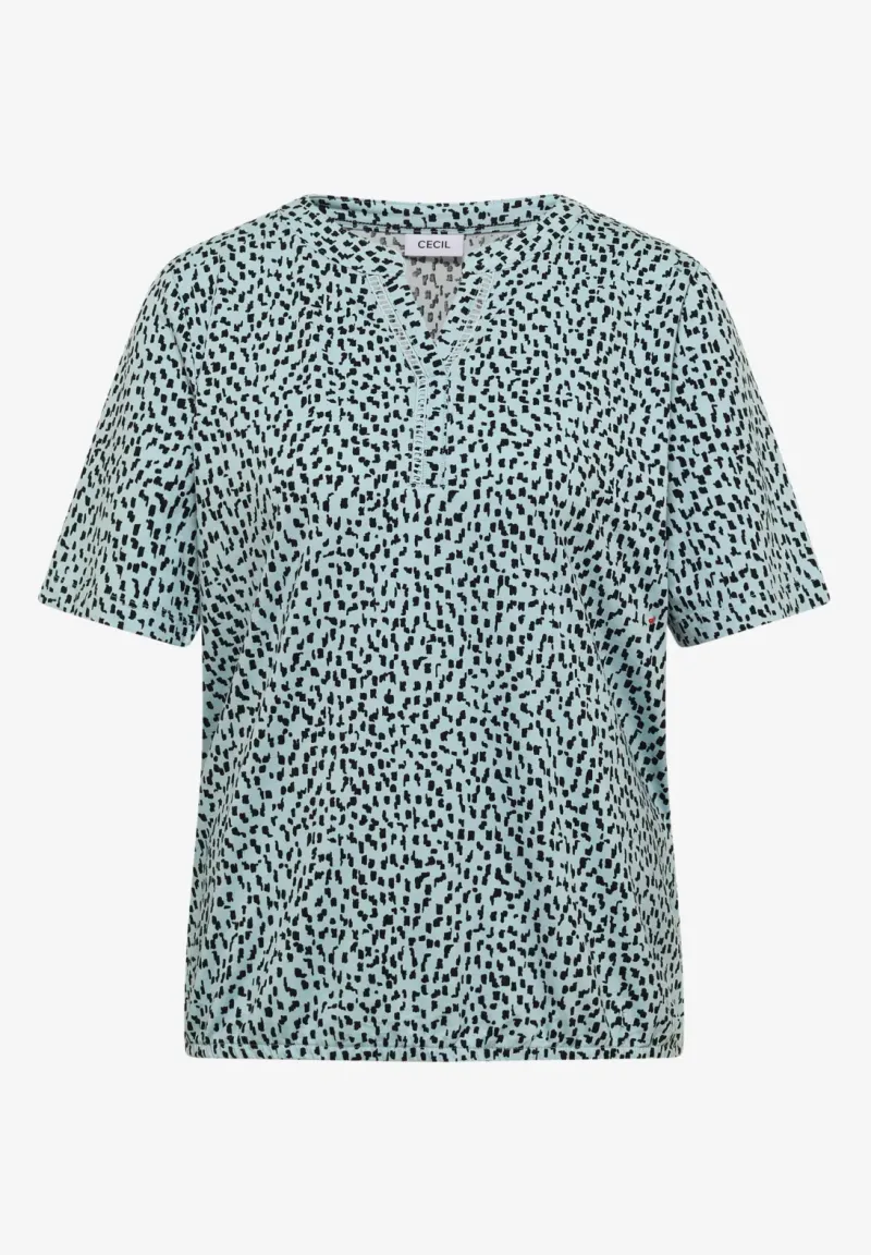 Minimal AOP Lace Tunic