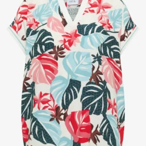 TOS AOP Mix Blouse