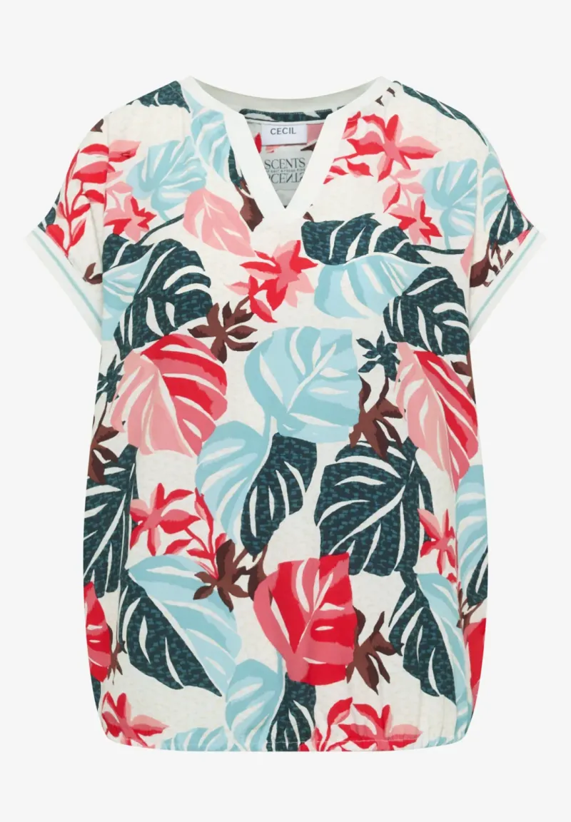 TOS AOP Mix Blouse