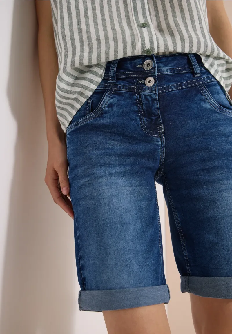 NOS Scarlett Shorts Mid Blue - Afbeelding 2