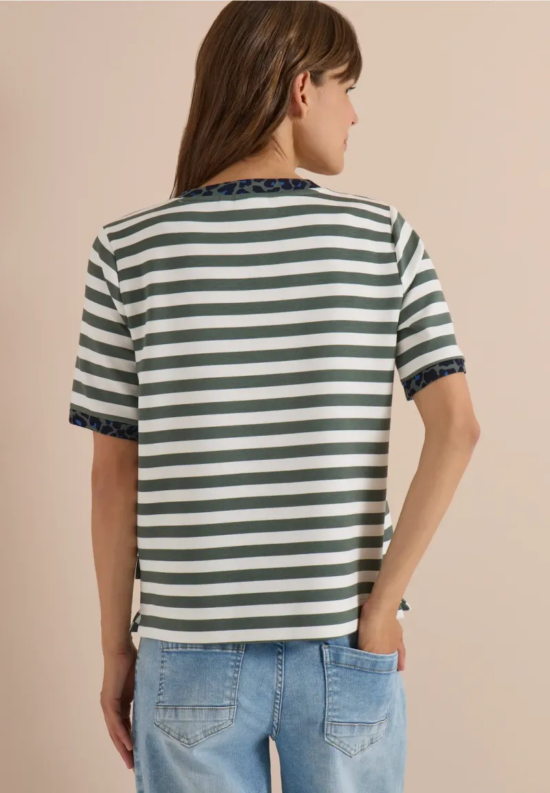 TOS Striped Soft Modal Shirt - Afbeelding 3
