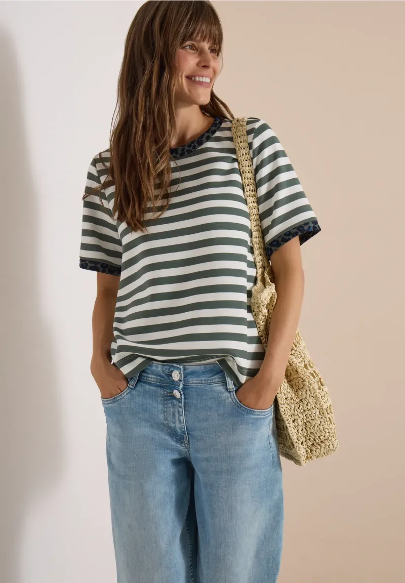 TOS Striped Soft Modal Shirt - Afbeelding 2